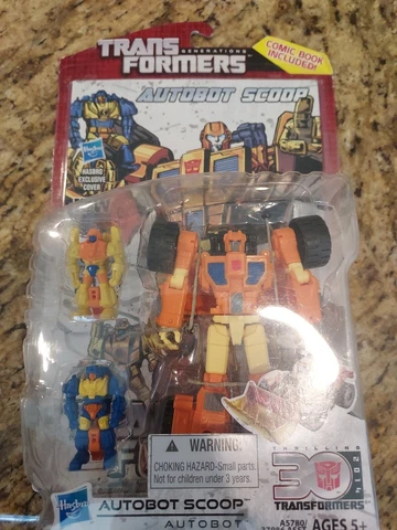 AUTOBOT SCOOP Transformers Generations IDW Deluxe Class Figure Wave 8 2014 New Cover