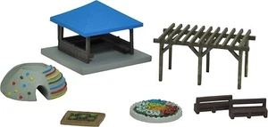 Tomytec Scenery Collection Scenery Accessories 014-4 Station / Park C4 313755 - Picture 1 of 2