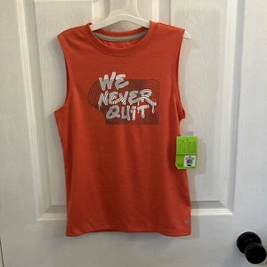 NWT DSG Youth Kids Boy Novelty Muscle Tank Blaz Coral DAB11115N Size Small (8-9) - Picture 1 of 19