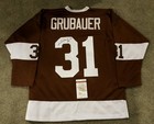 PHILLP GRUBAUER AUTOGRAPHED HERSHEY BEARS JERSEY JSA COA.