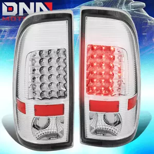 FOR 1999-2007 FORD SUPER DUTY F150 LED TAIL LIGHT REAR BRAKE STOP LAMPS CLEAR - Picture 1 of 8