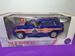 Fleer NY Mets Diecast MLB BMW X5 1:24 Scale SUV - Picture 1 of 5