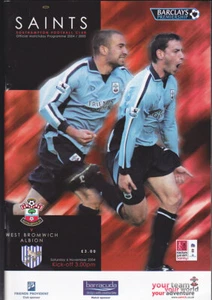 2004/05 SOUTHAMPTON V WEST BROMWICH ALBION 06-11-2004 PREMIER LEAGUE - Picture 1 of 1