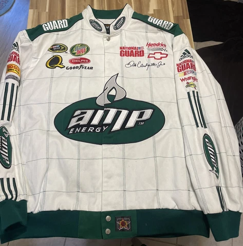 Dale Earnhardt Jr NASCAR Jacket Chase Authentic Drivers Line #88 Amp Energy  3X Cover