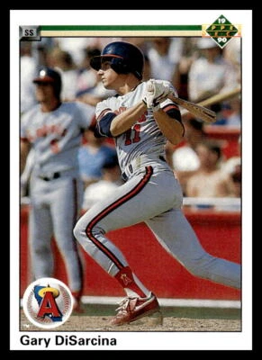 1990 Upper Deck  Gary DiSarcina #761 California Angels Baseball Card - Image 1 of 2