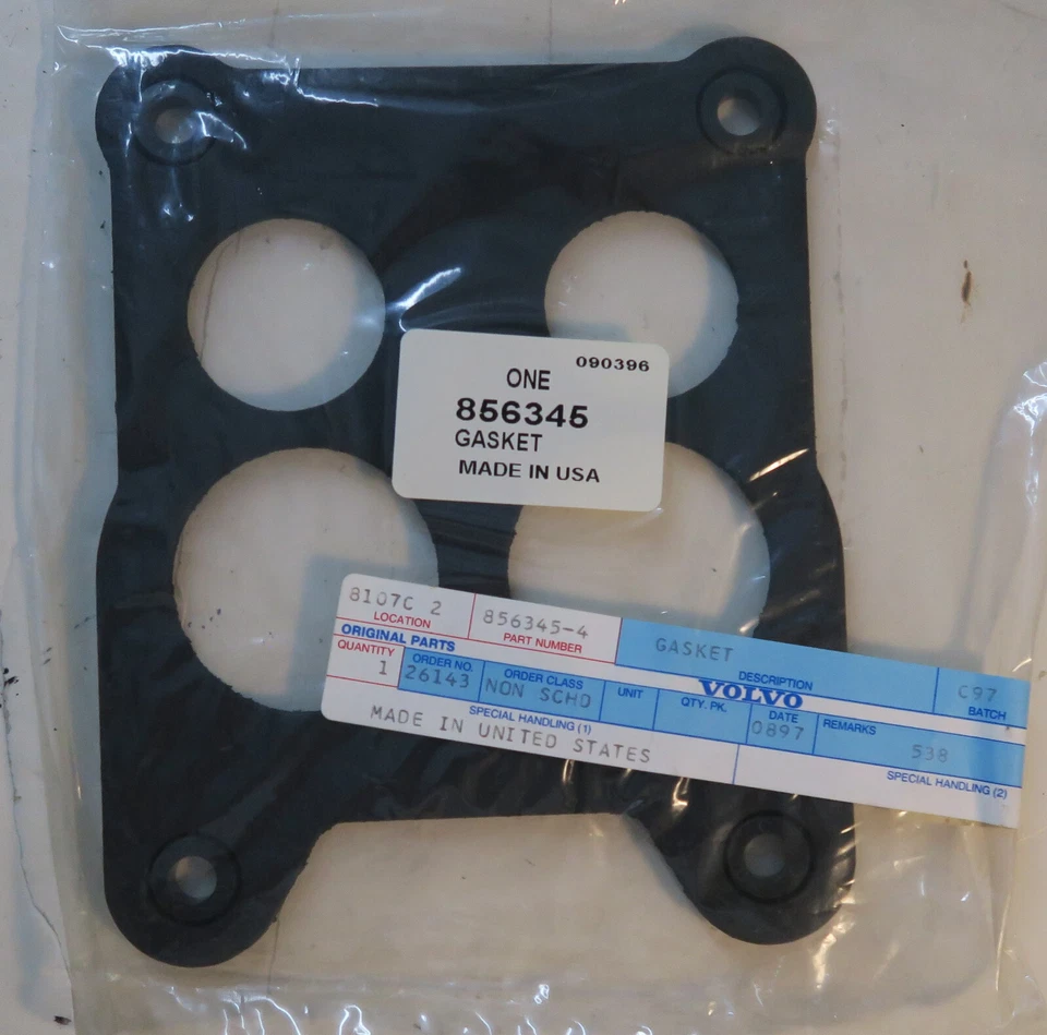 Junta de carburador Volvo 856345-4 4bbl Foto 1 de 1