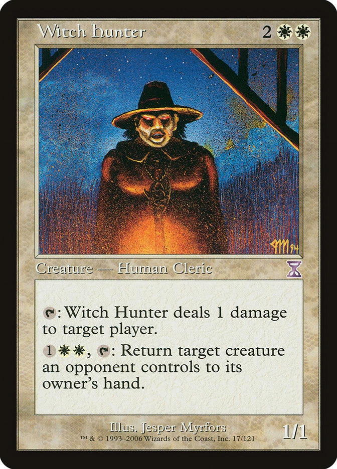 Witch Hunter [Time Spiral Timeshifted] Magic MTG - Image 1 of 1