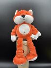 Spark Create Imagine Orange Fox Plush Stuffed Animal Rattle Crinkle Stretchy
