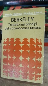Trattato sui principi della conoscenza umana -Giorgio Berkeley tradotto da Rossi - Picture 1 of 2