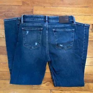 Lucky Brand Jeans Womens 6 / 28 Stretch Ava Super Skinny Med Wash Raw Hem - Picture 1 of 7