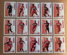 MIDDLESBROUGH Shoot Out 2006/07 Complete Team Football Card Set