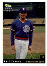 1991 Winston-Salem Spirits Classic/Best #19 Matt Franco Thousand Oaks California