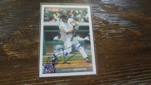 2003 TOPPS TOTAL OMAR INFANTE AUTOGRPHED BASEBALL CARD - Picture 1 of 2