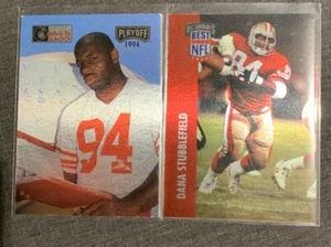 Dana Stubblefield 94’ Playoff Best Of The NFL #290 + Insert, San Francisco 49ers - Picture 1 of 2