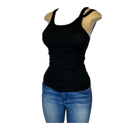 LNA Black Tank Top Shirt Womens Size M Casual...