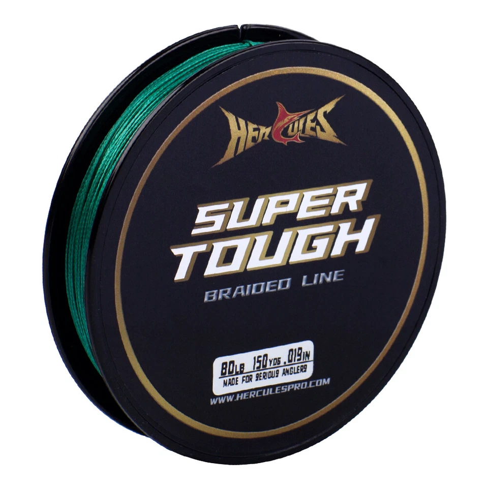 HERCULES Super Tough 4-160 LB Test Braid Fishing Line Low Visibility Camouflage - Image 1 of 4