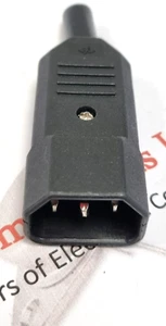 IEC MAINS CONNECTORS 3 PIN IEC IN LINE PLUG 10 AMP/250V ( 12003A) - Picture 1 of 3