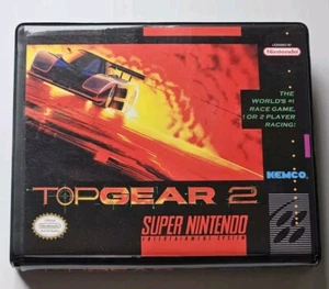 Top Gear 2 (Super Nintendo) SNES Case Box BEST Quality Available - Picture 1 of 5