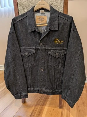 Винтажная джинсовая куртка 90-х Fox TV The Revolution Continues размер L большая редкая - Изображение 1 из 4