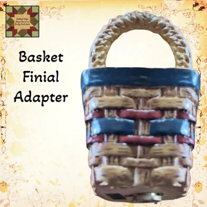 Basket Lamp Shade Finial Adapter - Picture 1 of 2