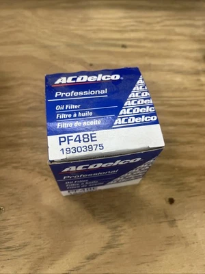 Filtros de óleo de motor genuínos GM ACDelco PF48E 19303975 NOVO - Imagem 1 de 3