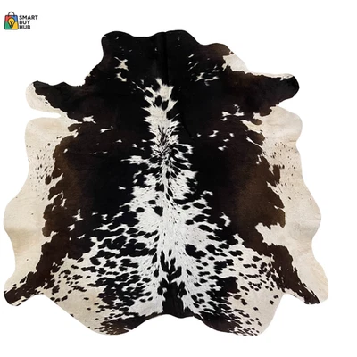 Premium Tricolour Cowhide Rug-Size 5~6x6~7 ft No Cuts & Holes (Exact Rug Photos) - Image 1 of 4