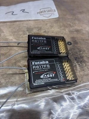 Two Futaba Fasst Receivers For R/c Model Airplane Kit - Image 1 of 3