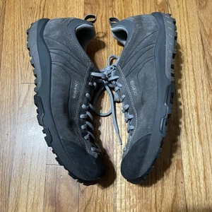 Asolo Gore-Tex Vibram Schuhe Herren Größe 8,5 grau Wildleder niedrig Wandern Zustieg Trail - Bild 1 von 6