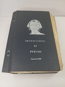 Chicago School of Nursing Lesson Plan Textbook 1938 Lessons 1 - 53 Founded 1899 - Picture 1 of 9