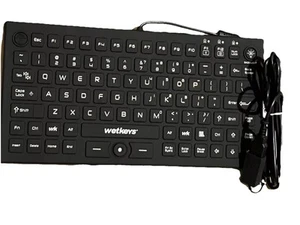 Wetkeys Professional-grade Mid-Size Silicone QWERTY Waterproof Keyboard - Picture 1 of 5