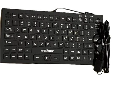 Wetkeys Professional-grade Mid-Size Silicone QWERTY Waterproof Keyboard - Image 1 of 4