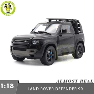1/18 Land Rover Defender 90 2020 Almost Real 810708 Black Diecast Model Car - Picture 1 of 16