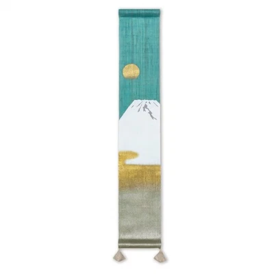 Mini Tapestry "Fuji" Made of 100% linen. Mini tapestry,  interior display Japan - Image 1 of 4