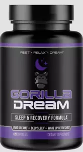 Gorilla Mind Gorilla Dream Nighttime Recovery Sleep Aid, 120 Capsules - Picture 1 of 4