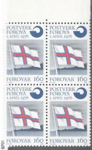 Faroe Islands #22 MNH Block(4) - Picture 1 of 1