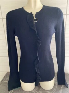 Edel Strickjacke Seide von Dorothee Schumacher Gr. 3 für 34 36 38 Schurwolle - Bild 1 von 12