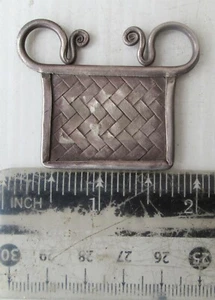 POSITIVE ENERGIE! Vintage Hmong Hill Tribe Silver Spirit Lock Amulett - Bild 1 von 1