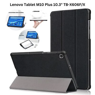 Smart Case For Lenovo Tablet M10 FHD Plus (2020) 10.3" Leather Flip Stand Cover  - Image 1 of 4