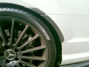 Fit For Carbon Fiber Benz 07-12 W204 Rear Bumper Fender Flares Wheel Arch C63 - Picture 1 of 4