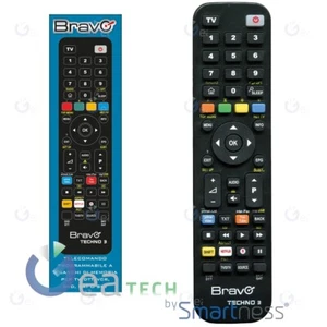 BRAVO Mando a Distancia Programable TECHNO 3 Tres Bancos De Memoria TV Tdt VCR - Imagen 1 de 2