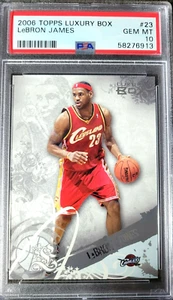Tarjeta de baloncesto 2006 Topps Luxury Box Lebron James #23 Salón de la Fama 3873 - Imagen 1 de 2