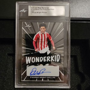 2022 Leaf Metal Pre-Production Proof  clear D'Margio Wright-Phillips 1/1 RC