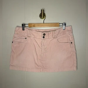 Vintage American Eagle Pale Pink Mini Skirt 10 - Picture 1 of 6