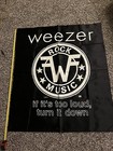 Large Weezer flag banner -1995- Very Rare VINTAGE