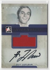 2007-08 In The Game Superlative Jerseys Auto JERSEY Guy Lafleur /50 #AJ-GL