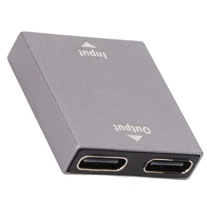 USB C Splitter Hub Unidirectional Dual Ports 2 In 1 PD Fast Charge Adapter F ZTS - Afbeelding 1 van 22