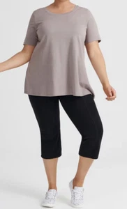 plus sz XXS 12 TS TAKING SHAPE ORGANIC Crop Track pant Yoga Activewear NWT - Picture 1 of 7