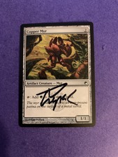 MTG Magic Copper Myr Signed Artist Proof X1 Scars Of Mirrodin Alan Pollack