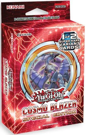 YUGIOH COSMO BLAZER SPECIAL (3 BOOSTER PACKS+PROMO) FACTORY SEALED NEW - Image 1 of 1