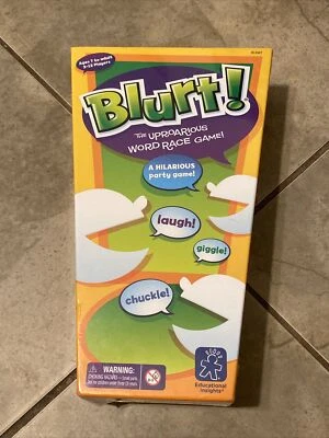 Blurt! The Uproarious Word Race Game! (Factory Sealed) Ages 7+ (3-12 Players) - Image 1 of 4